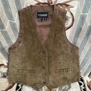 Exchange Unlimited Suede Vest for a Child  16” W x 18 1/2” L - Size L
